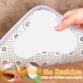 thumbnail image 4 of MesaSe 12Pcs Tapis Griffe Antidérapant Tapis Griffe Réutilisable et Lavable Tapis avec Solide Collant Anti-Curling Tapis Tapis de Sol Planchers de Tuiles, 4 of 7