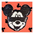 thumbnail image 2 of Playera Mickey Mouse Talla 4 Manga Larga Estampado Cara Lentejuela Reversible Plata con Naranja, 2 of 2