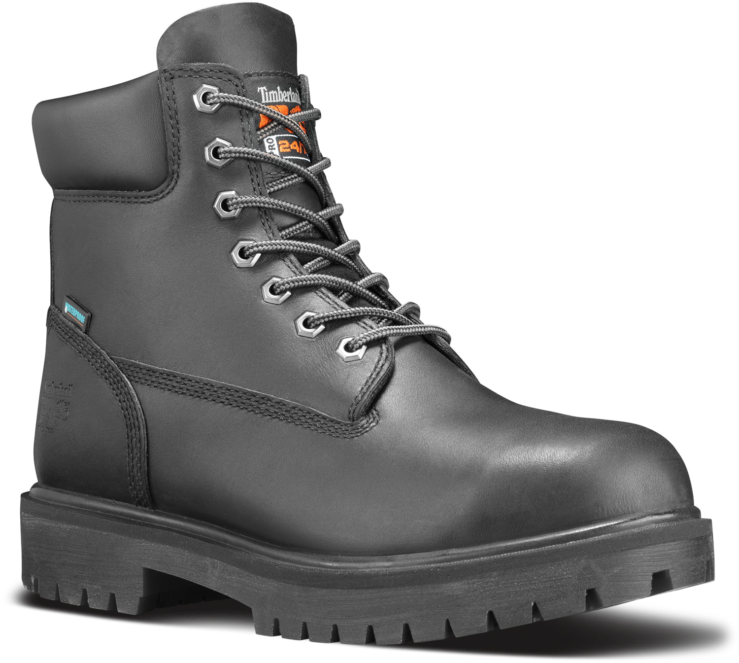 PRO 6IN Direct Attach Men's, Black, Steel EH, MaxTRAX Slip Resistant, WP Boot W) -