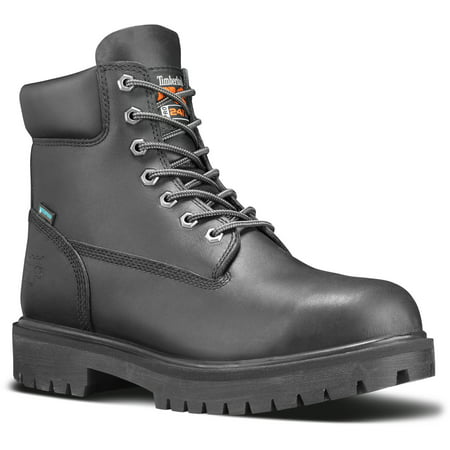 

Timberland PRO 6IN Direct Attach Men s Black Soft Toe MaxTRAX Slip Resistant WP Boot (8.5 M)