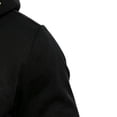 thumbnail image 6 of Men's Athletic Hoodies Solid Color Long Sleeve Zip Up Sweatshirt With Pockets Thick Casual Cross Letter Print Fleece Jacket for Daily Travel Outdoor, 6 of 7