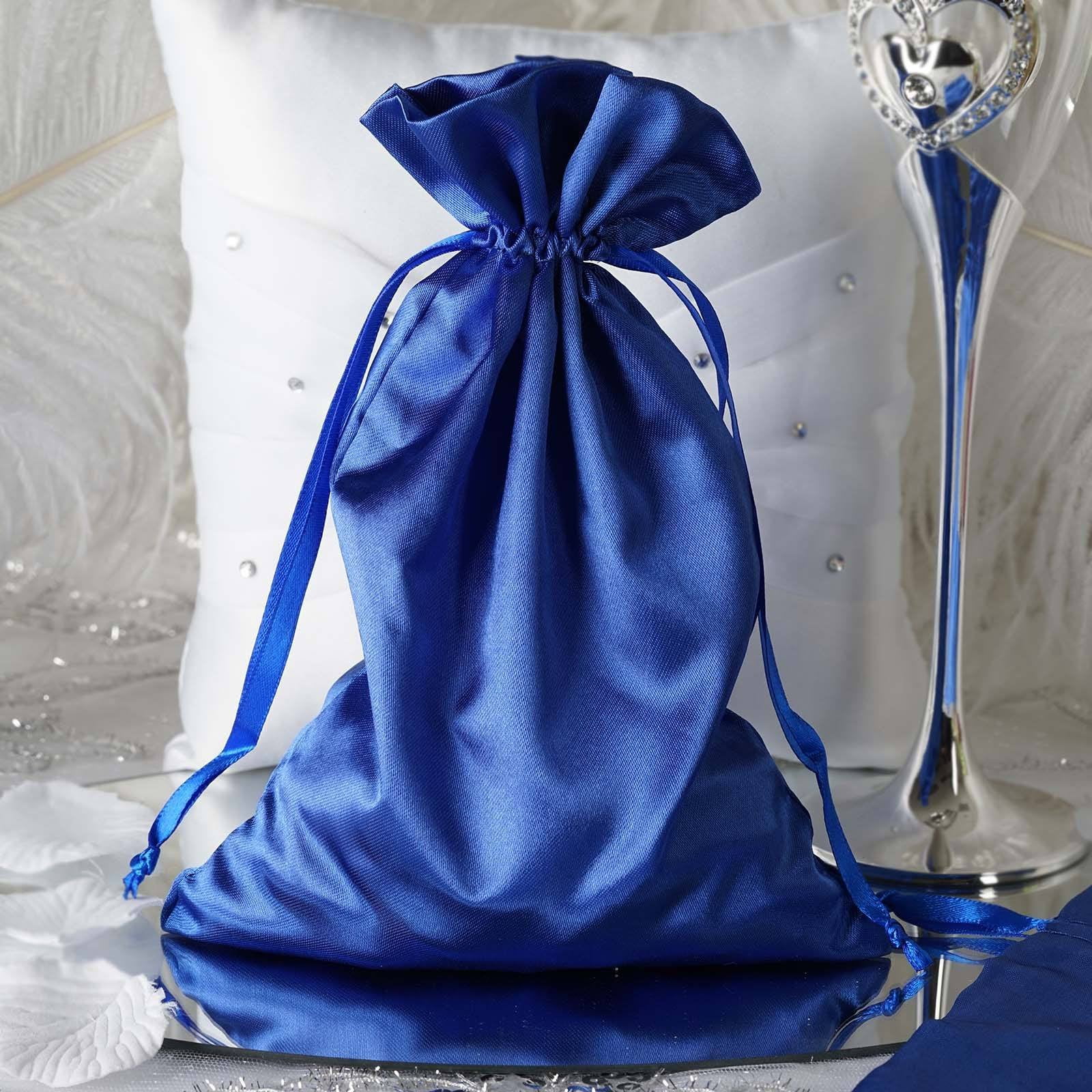 Efavormart Multiple Colors Wedding Banquet Satin Gift Bag Drawstring