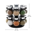 thumbnail image 4 of Spice Rack Kamenstein Ellington, 16 tarros con tapones para levantar y verter, 4 of 7