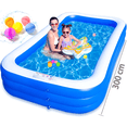 thumbnail image 2 of Alberca Inflable  Bloosom Grandes Piscinas Rectangular 300cm Azul, 2 of 5