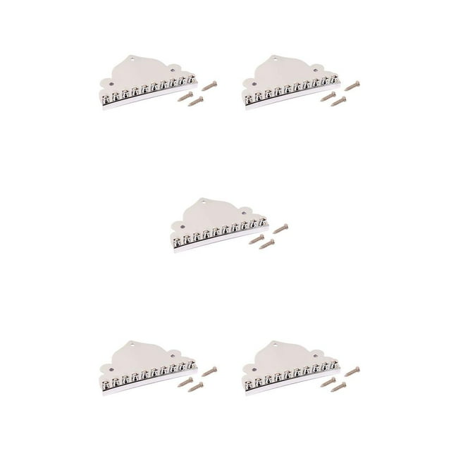 Toystoory Mandolin Tailpiece Spare Parts Fittings Metal Mandolins Component Instrument Music String Pulling Replacement Replace Part Board Type2 NO2