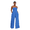 Blue, variant on Wide Leg Jumpsuit Women Chiffon Romper S-XXL Summer Casual Outfit