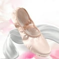 thumbnail image 3 of Zoyueyie Satin Ballet Practice Shoes Sole Ballet Slipper Gymnastics Dance Shoes for Adults Women (Size 37), 3 of 10