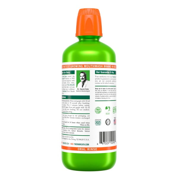 TheraBreath Fresh Breath Oral Care Bundle, Mild Mint Toothpaste 4 oz and Fresh Breath Oral Rinse 16 fl oz, Dentist Formulated Oral Care Kit