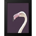 thumbnail image 2 of Design Fabrikken 11x14 Black Modern Framed Museum Art Print Titled - The Flamingo, 2 of 5