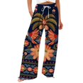 thumbnail image 2 of Stephy Women's New Thin Elastic Loose Large Size Korean Version of Everything Long Trousers Casual Trousers Haren, Black, L, 2 of 5