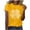 #531 Yellow, variant on Felirenzacia Women's St. Patrick's Day Heart Shamrock Graphic T-Shirt Casual Crew Neck Short Sleeve Tee Black,L