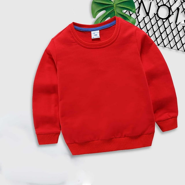 DPTALR Chandails d'Hiver pour Enfants Garçons Filles Enfants Couleur Unie Chandail Extérieur