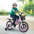 thumbnail image 2 of Gymax 16'' Kid's Bike for 4-7 w/ Height-Adjustable Handlebar & Saddle Handbrake, 2 of 10