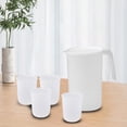 thumbnail image 1 of 2.5L Water Jug Pitcher with 4 Cups Wide Mouth Mix Drinks Container for Daily white, 1 of 8