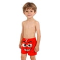 thumbnail image 4 of ATOGUTA Boy's Swimming Shorts Quick Dry Boys Swim Trunks Bathing Suit Kids Swimwear with Pockets Size 6-15, Red, 4 of 5