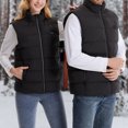 thumbnail image 2 of Chaleco calefactable eléctrico unisex chaqueta calefactora ligera de invierno para mujeres y hombres, 2 of 9