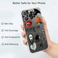 thumbnail image 2 of Halloween Bats Clear Case for iPhone 13 Pro,Transparent Soft TPU Bumper Full Cover Case, 2 of 5