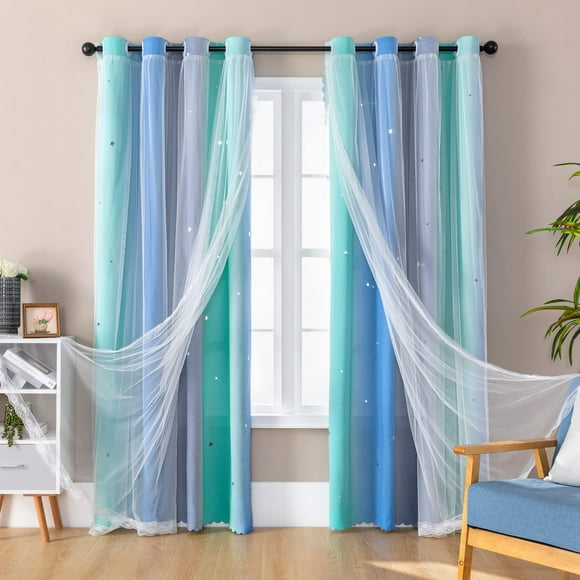 Cortinas Blackout XiDi Dream Star para Cuarto Infantil W132xL182cm