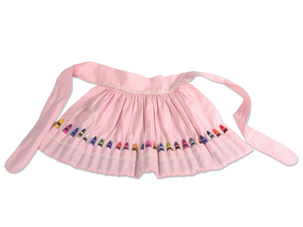 Child to Cherish - Crayon Apron - Pink