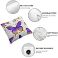 thumbnail image 6 of Butterfly Pillow Cases Cushion Covers Full Butterflies Print Throw Pillow Covers Set of 2 Soft Kids Girl Purple Butterfly Throw Pillowcases Decor Beautiful Multiple specifications&nbsp;, 6 of 7