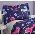 thumbnail image 6 of Your Zone Unicorn 5 Piece Glow In the Dark Comforter Set with Bonus String Light, Twin/Twin XL, 6 of 7