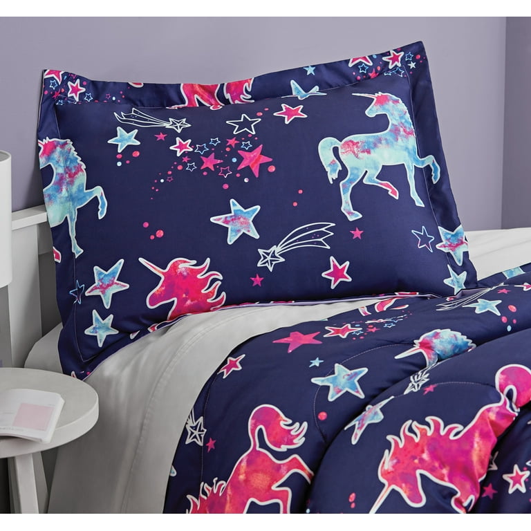 Unicorn bed cheap set walmart