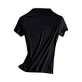 thumbnail image 4 of NJGRAE Cap Sleeve Tops for Women Women’S V Neck Tees Women’S Casual Solid Color T Shirt Short Sleeve Top Lightweight Fashion Tee Women’S Tie Dye T-Shirts Xl, 4 of 4