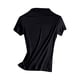 thumbnail image 4 of Camiseta informal de manga corta y color liso para mujer: camiseta ligera y moderna de corte holgado, 4 of 4