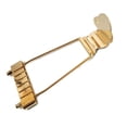 thumbnail image 5 of 6 String Trapeze Tailpiece for Jazz Archtop Electric Guitar Replacement Gold Long, 5 of 17