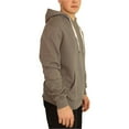 thumbnail image 2 of Elevenparis Mens Playboy Brice Hoodie Sweatshirt, Grey, X-Large, 2 of 4