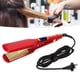 thumbnail image 5 of Plancha De Pelo, Plancha Plana De Cerámica, Termostato Inteligente Rojo Grande, Enchufe UE 100-240V Para Peluquero, 5 of 7