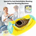 thumbnail image 4 of 1pc Shoe Washing Machine Bag Shoe Wash Bag Machine Washable Shoe Laundry Bag 360-Degree Deep Cleaning, Fluffy Fiber Material 1pcs white, 4 of 6