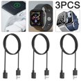 thumbnail image 1 of Cable Carga 3 Piezas 1 M 8 Pro/8/mi Band 2/Active Watch () Rojo, 1 of 4