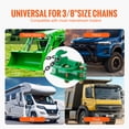thumbnail image 3 of VEVOR Crochets de Tracteur 3/8 Pouces Grade 70 Acier Forgé 2 Pack Crochets Verts, 3 of 9