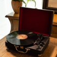 thumbnail image 4 of Hot Selling USB Turntable Portable Old-fashioned Turntable Retro Portable Phonograph Vinyl Record Player Replace Parts, 4 of 11