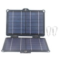 thumbnail image 1 of Cargador de panel solar plegable, 8W 5V ETFE Paquete de carga solar plegable Paquete de carga de panel solar True Excellence, 1 of 8