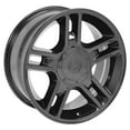 thumbnail image 4 of OE Wheels FR81 20 Inch Rims and Tires Fit F-150 Harley Style 5x135 20x9 Gloss Black - Hollander 3410 - Eagle LS-2 275/55-20 (Set of 4), 4 of 5
