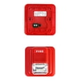 thumbnail image 2 of Bocina estroboscópica de alarma de incendio QWORK, paquete de 4 unidades, 12/24 V DC, 2 of 8