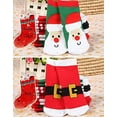 thumbnail image 6 of 6 Pairs Kids Christmas Socks Boys Girls Baby Cartoon Cotton Socks Warm Winter Soft Cute Casual Holiday Socks, 6 of 7