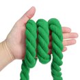 thumbnail image 4 of Uxcell Natural Twisted Cotton Rope 3/4 Inch x 25 Feet 3 Strand Soft Craft Rope with Sealing Tape Green, 4 of 6