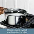 thumbnail image 5 of All-Clad D3 Stainless 3-ply Bonded Cookware, Stockpot with lid, 8 quart, 5 of 8