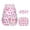 Pink, variant on Stijggn Tiffin Box Bento Lunch Box with Secure Snap Locks, Multi Compartment Leakproof Food Container with Built-in Utensils & Sauce Cup, Microwave Dishwasher Freezer Safe