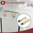 thumbnail image 2 of Ofertas Únicas 2 Pcs Gancho Universal para Reposacabezas de Asiento de Automóvil para Bolsos y Mochilas Beige 6.50"x1.73", 2 of 7
