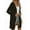 Black, variant on Women'S Open Front Lightweights Cardigan Long Sleeve Button Down Loose Outwear with Pockets
