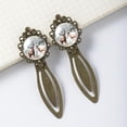 thumbnail image 4 of Christmas elk Elegant Vintage Copper-Colored Lace Bookmarks - Set of 2 Stainless Steel Book Markers for Book Lovers and Readers, 4 of 5