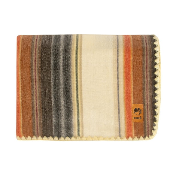 Alpakitas Alpaca Wool Soft Blanket | Throw Size Blanket | Cozy Throw Blanket, Lightweight, Breathable, Hypoallergenic, Premium Handmade | 64 x 45 inches (Brown)