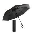 thumbnail image 3 of plegable de hojas, portátil, resistente al viento, con protección solar y hebilla de anillas para actividades al aire libre, viajes a la negro, 3 of 10