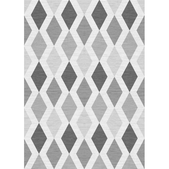 Yesurprise Xm-Modern-Veilugeya Gray Tone 9x12ft 1150Gsm Polyester Area Rugs with 350Gsm Velvet Weight, Pearl Velvet Washed Back, Folded Printed Carpet