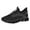 Black, variant on Rokment Mens Cross-Training Running Shoes Lightweight Breathable Mesh Slip on Trainers Fitness Workout Jogging Outdoor Sport Sneakers Black Size 7.5