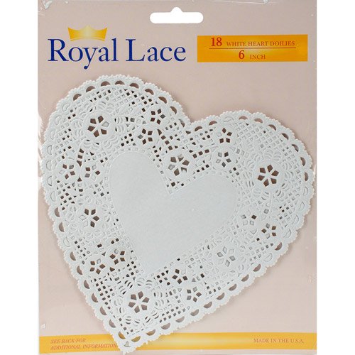 Royal Lace Paper Doilies, 6", 18pk